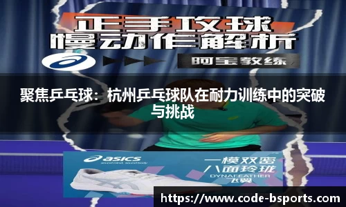 聚焦乒乓球：杭州乒乓球队在耐力训练中的突破与挑战